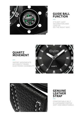 Reloj Hombre OULM 9865 - Negro