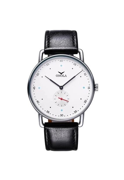 Reloj Onola 3859 Plano Puntos Azul - Negro
