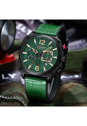 Reloj Curren MT08 Cronógrafo - Verde