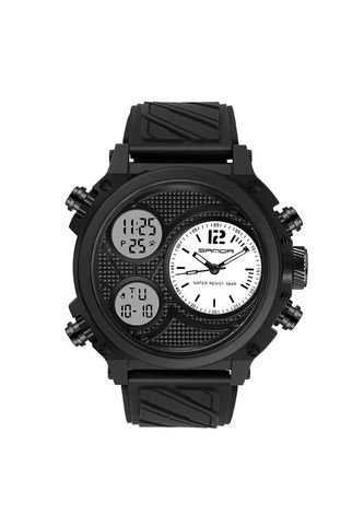 Reloj Hombre Sven 3002 Diesel Tablero Blanco - Negro Vintage Accessories