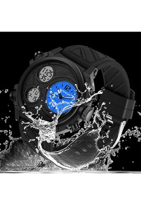 Reloj Hombre Sven 3002 Diesel Tablero Azul - Negro