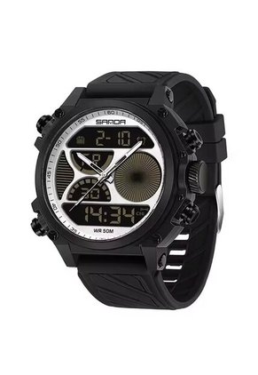 Reloj Hombre Sven 6236 Diesel Tablero Blanco - Negro