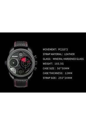 Reloj OULM 9316 Multi Analogo - Negro