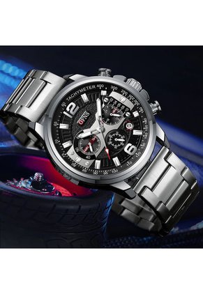 Reloj OFNS Original 1304 Cronógrafo - Plata