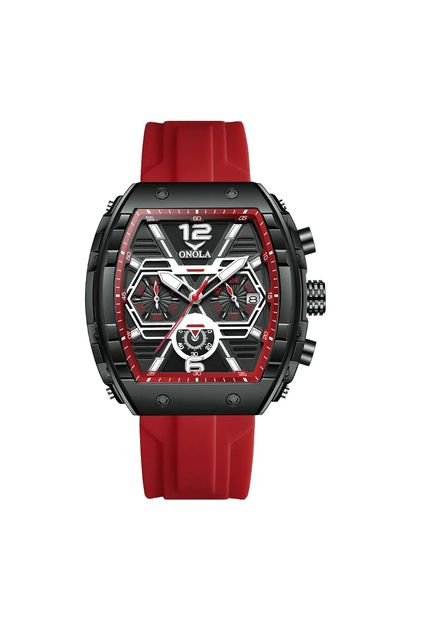 Reloj Onola 6852 Cronógrafo - Rojo