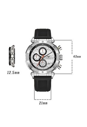 Reloj Onola 6859 Cronógrafo Fondo Blanco - Negro