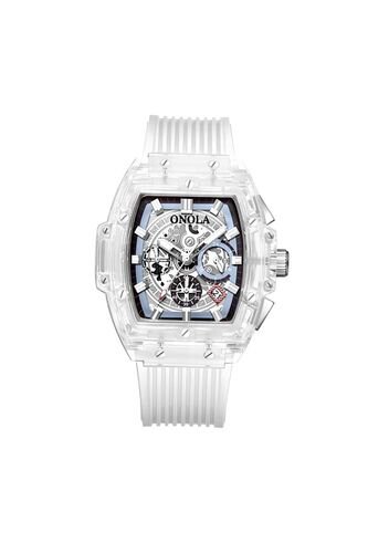 Reloj Onola 6811 Cronógrafo Fondo Plata - Transparente Vintage Accessories