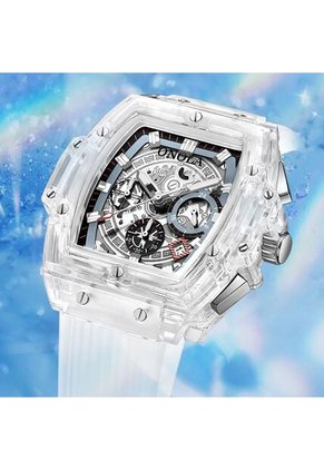 Reloj Onola 6811 Cronógrafo Fondo Plata - Transparente