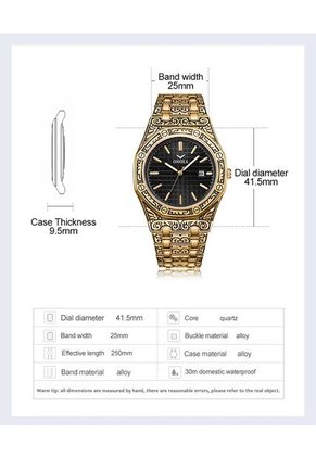 Reloj Onola 3812 Tallado - Dorado