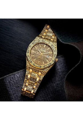 Reloj Onola 3812 Tallado - Dorado