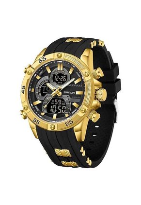 Reloj Hombre Sven 6162 Dual Time - Dorado