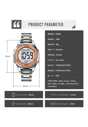 Reloj Scottie 1849 Digital - Plata