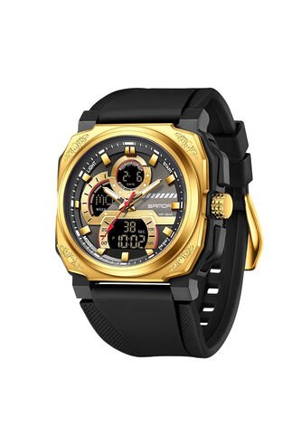 Reloj Hombre Sven 3356 Dual Time - Dorado Vintage Accessories