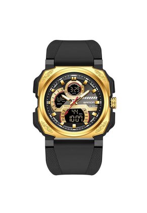 Reloj Hombre Sven 3356 Dual Time - Dorado