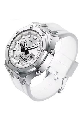 Reloj Hombre Sven 3309 Dual Time - Blanco