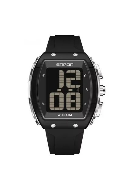 Reloj Hombre Sven 6222 Bisel Plata - Negro