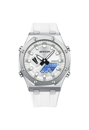 Reloj Hombre Sven 3309 Dual Time - Blanco