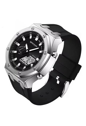 Reloj Hombre Sven 3309 Dual Time - Plata