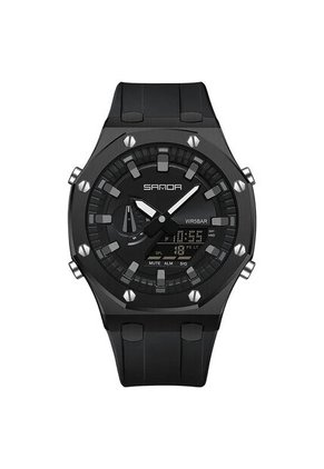 Reloj Hombre Sven 3309 Dual Time - Negro