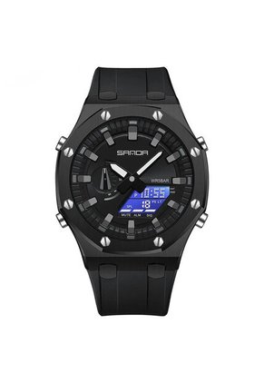 Reloj Hombre Sven 3309 Dual Time - Negro