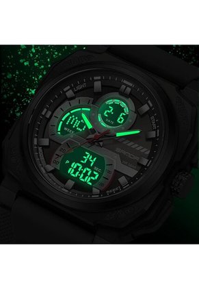 Reloj Hombre Sven 3356 Dual Time - Plata