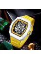 Reloj Onola 3826 Skeleton - Amarillo de Vintage Accessories