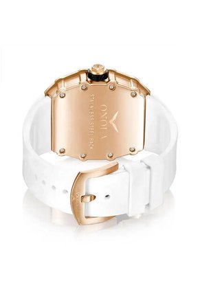 Reloj Onola 3826 Bisel Bronce - Blanco