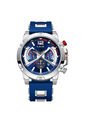 Reloj Lige 98135 Cronógrafo Tablero Azul - Plata de Vintage Accessories