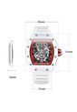 Reloj Onola 3826 Tablero Rojo - Blanco de Vintage Accessories