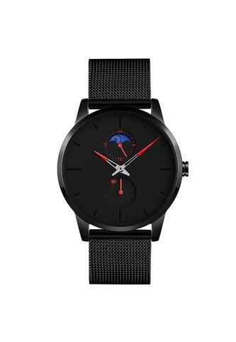 Reloj Scottie 9208 Lunar Punteros Rojo - Negro Vintage Accessories