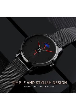 Reloj Scottie 9208 Lunar Punteros Rojo - Negro