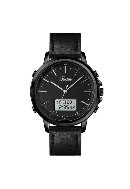 Reloj Scottie 1652 Dual Time - Negro