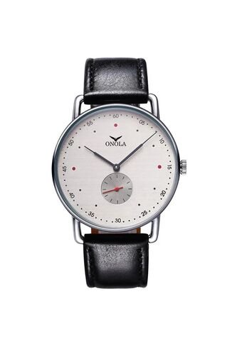 Reloj Onola 3859 Plano Puntos Rojo - Negro Vintage Accessories