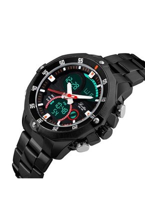 Reloj Scottie 1146 Dual Time - Negro