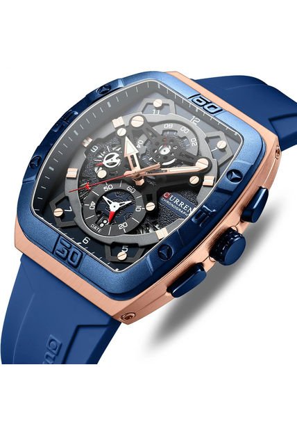Reloj Curren MT01 Cronógrafo - Azul