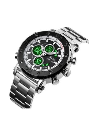 Reloj Scottie 1636 Dual Time - Plata