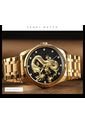 Reloj Skmei 9193 Dragon Dorado Fondo Negro de Vintage Accessories