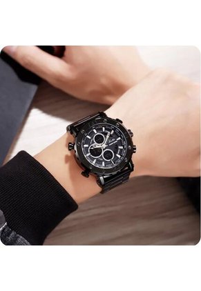 Reloj Scottie 1636 Dual Time - Negro