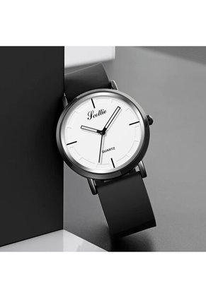 Reloj Scottie 2050 Minimalista Tablero Blanco - Negro