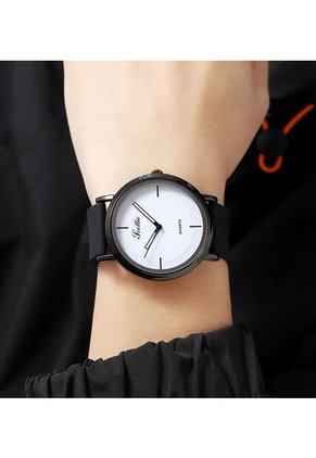 Reloj Scottie 2050 Minimalista Tablero Blanco - Negro