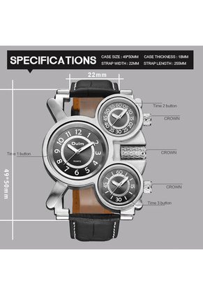 Reloj OULM 1167 Negro