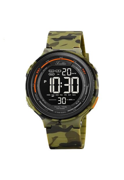 Reloj Hombre Scottie 1849 Camuflado - Verde