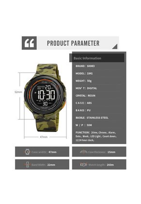 Reloj Hombre Scottie 1849 Camuflado - Verde