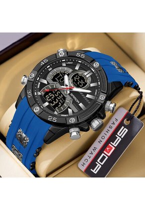 Reloj Hombre Sven 6162 Dual Time - Azul