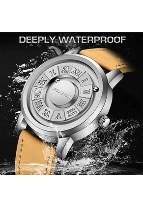 Reloj FoxBox (Braille) Magnético Tablero Gris Pulso Cafe