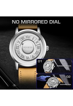 Reloj FoxBox (Braille) Magnético Tablero Gris Pulso Cafe