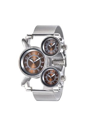 Reloj OULM 1167 Malla Metalica Cafe