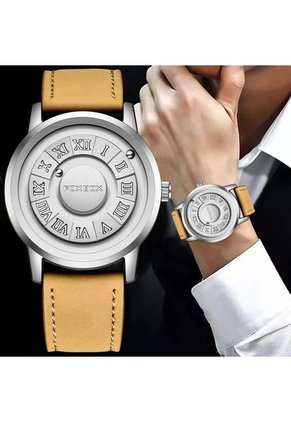 Reloj FoxBox (Braille) Magnético Tablero Gris Pulso Cafe