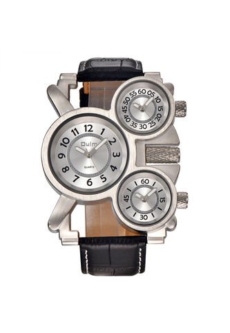 Reloj OULM Triple Hora 1167 Blanco Vintage Accessories