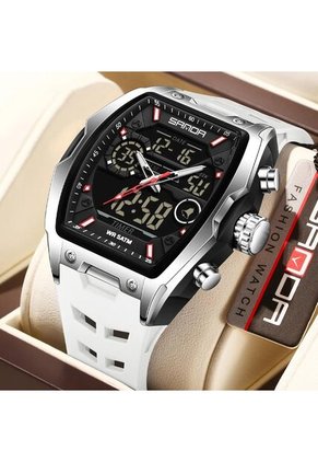 Reloj Hombre Sven 6235 Dual Time - Blanco